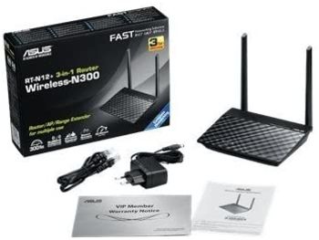 Router Wireless RT-N12+ 300Mbps Asus 30,00€